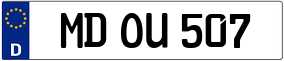 Truck License Plate